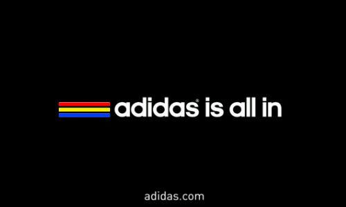 adidas is all in 